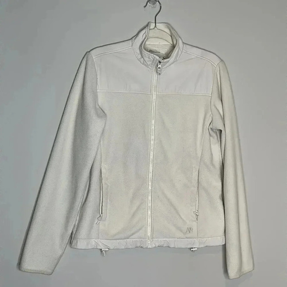 Aeropostale Cream Fleece Zip Jacket - Picture 3 of 12